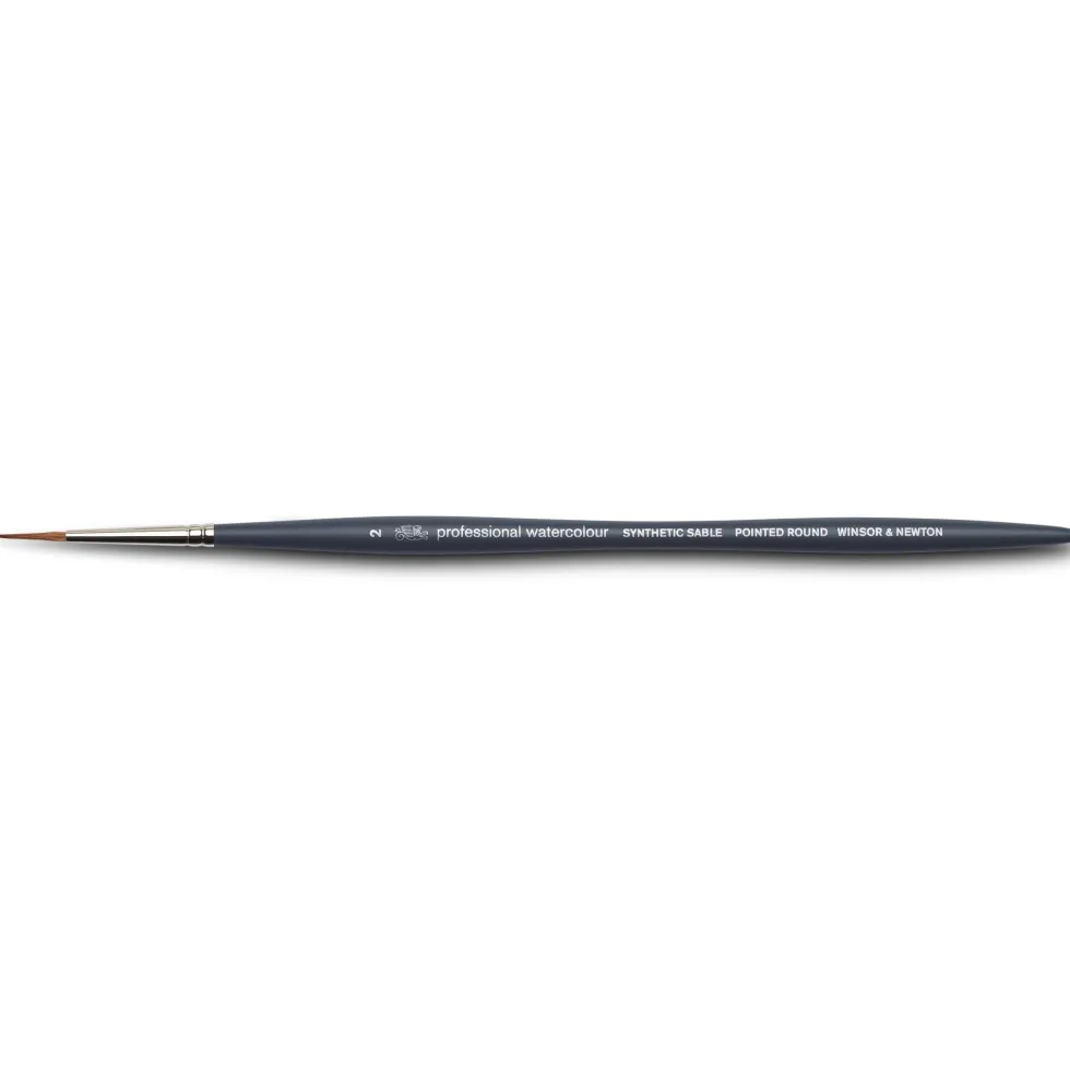 Pędzel okrągły spiczasty, syntetyczny sobol - Winsor & Newton - nr 2