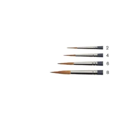 Pędzel okrągły spiczasty, syntetyczny sobol - Winsor & Newton - nr 4