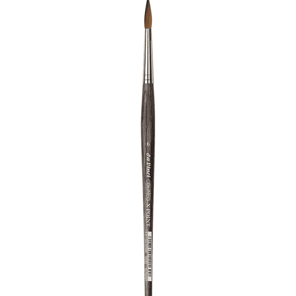 Pędzel okrągły syntetyczny Colineo X Point seria 5532 - Da Vinci - nr 8
