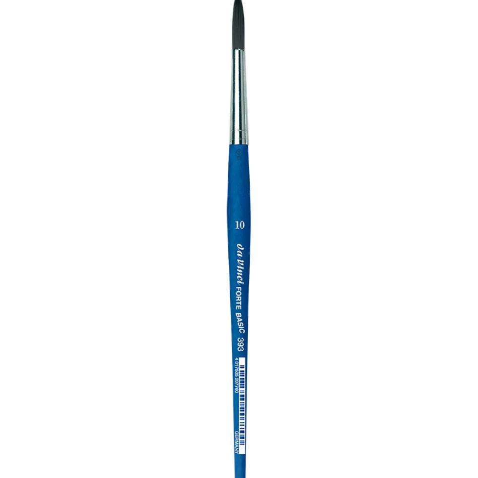 Pędzel okrągły, syntetyczny, Forte Basic, seria 393 - Da Vinci - 10