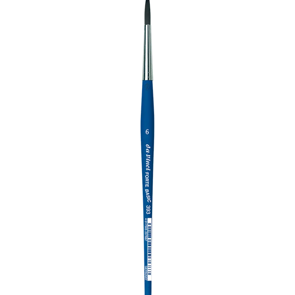 Pędzel okrągły, syntetyczny, Forte Basic, seria 393 - Da Vinci - 6