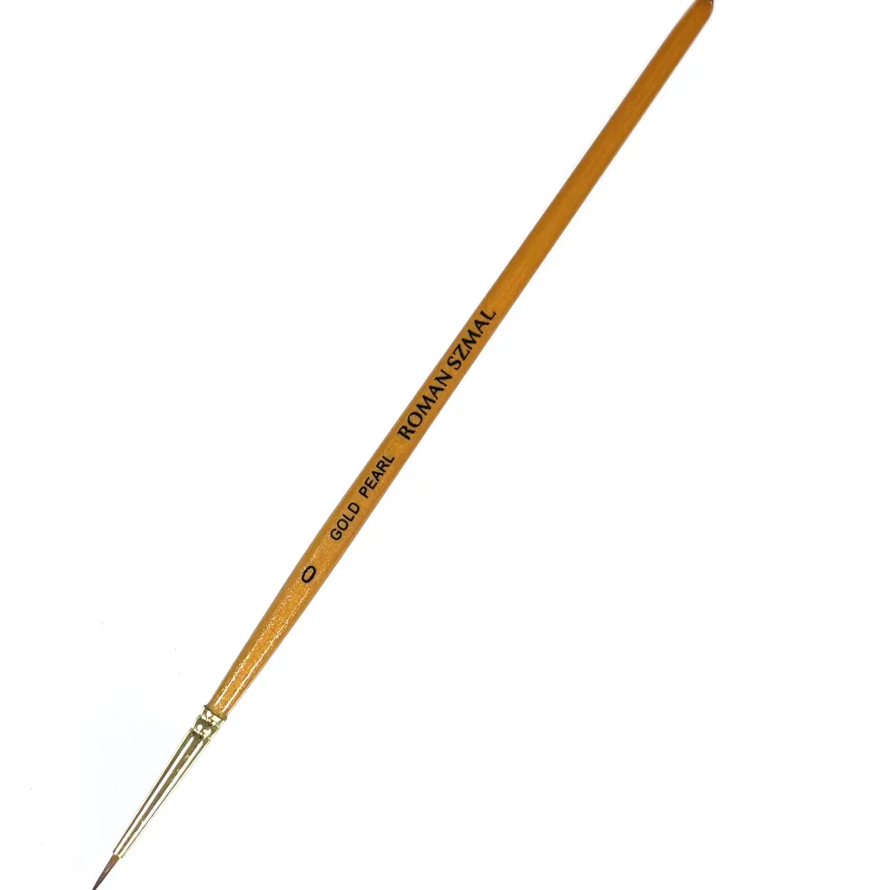 Pędzel okrągły, syntetyczny, Gold Pearl - Roman Szmal - nr 2/0