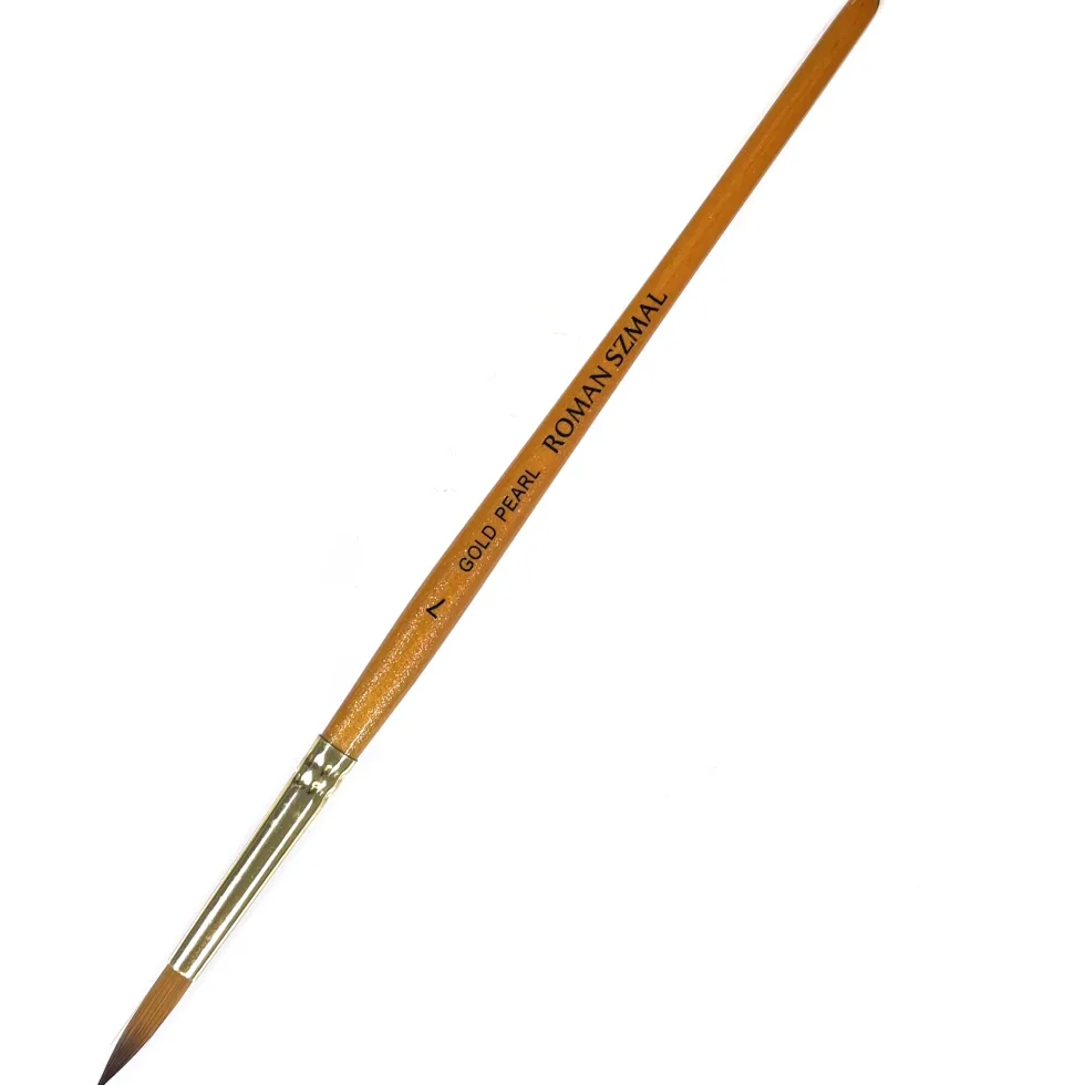 Pędzel okrągły, syntetyczny, Gold Pearl - Roman Szmal - nr 6
