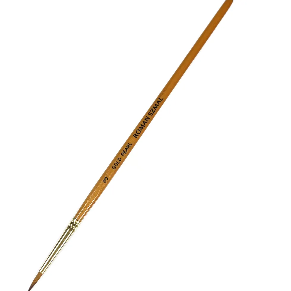 Pędzel okrągły, syntetyczny, Gold Pearl - Roman Szmal - nr 3