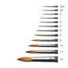 Pędzel okrągły, syntetyczny sobol - Winsor & Newton - nr 8