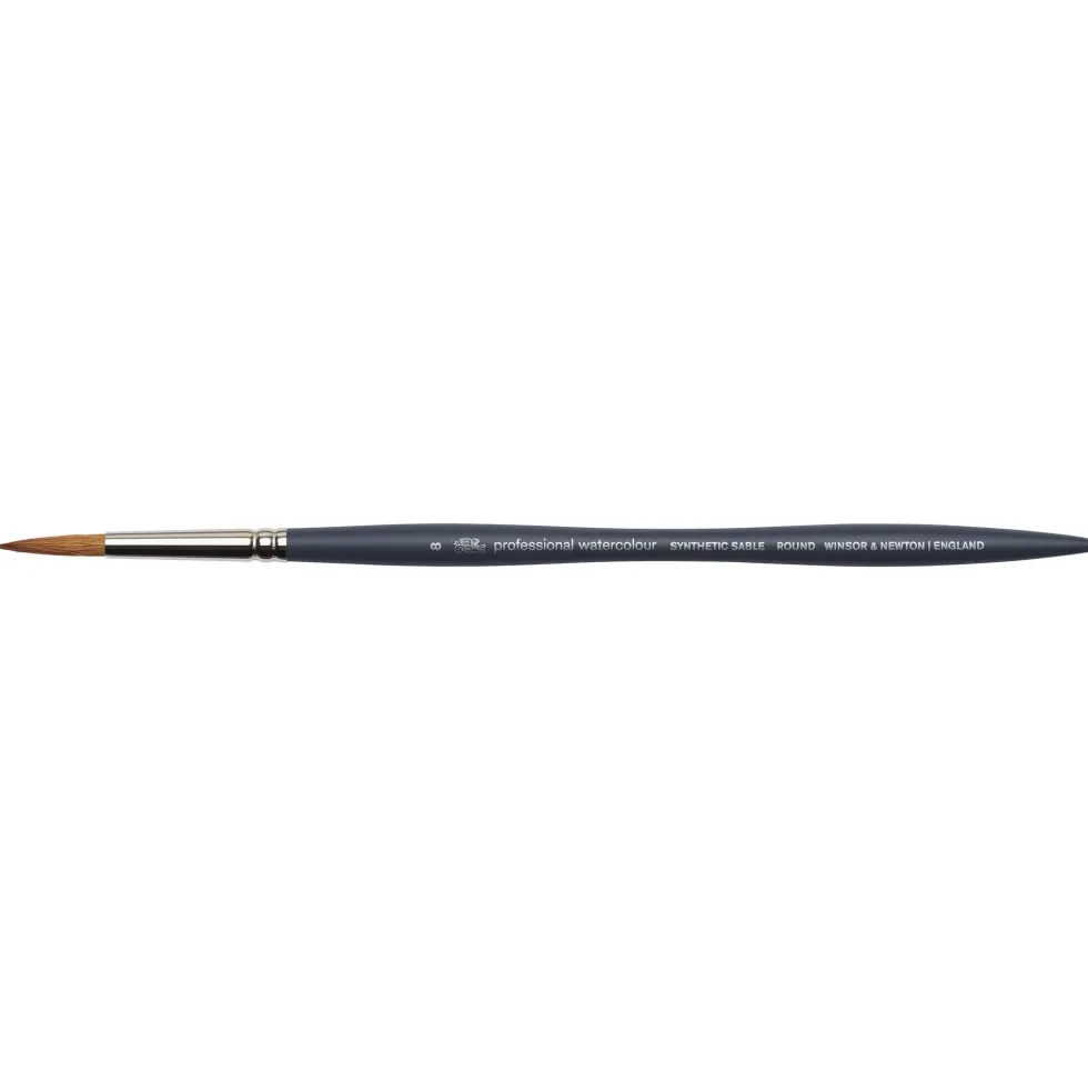 Pędzel okrągły, syntetyczny sobol - Winsor & Newton - nr 8