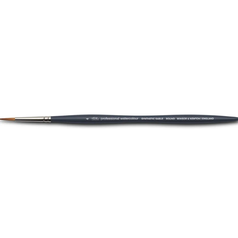 Pędzel okrągły, syntetyczny sobol - Winsor & Newton - nr 4