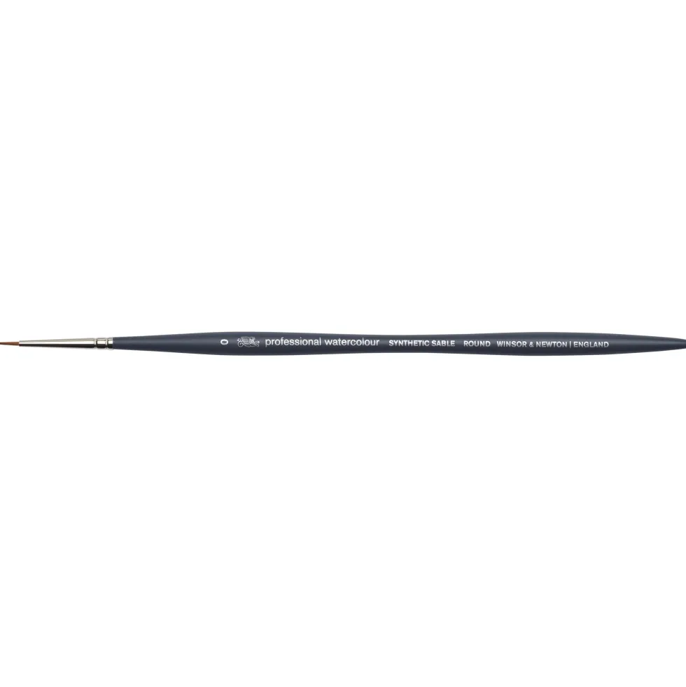 Pędzel okrągły, syntetyczny sobol - Winsor & Newton - nr 0
