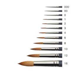 Pędzel okrągły, syntetyczny sobol - Winsor & Newton - nr 10