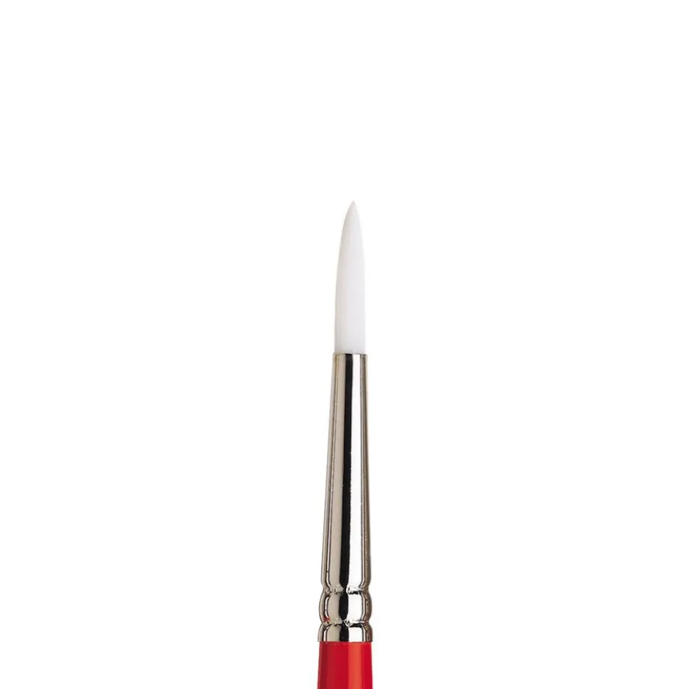 Pędzel okrągły, syntetyczny University - Winsor & Newton - krótka rączka, nr 6