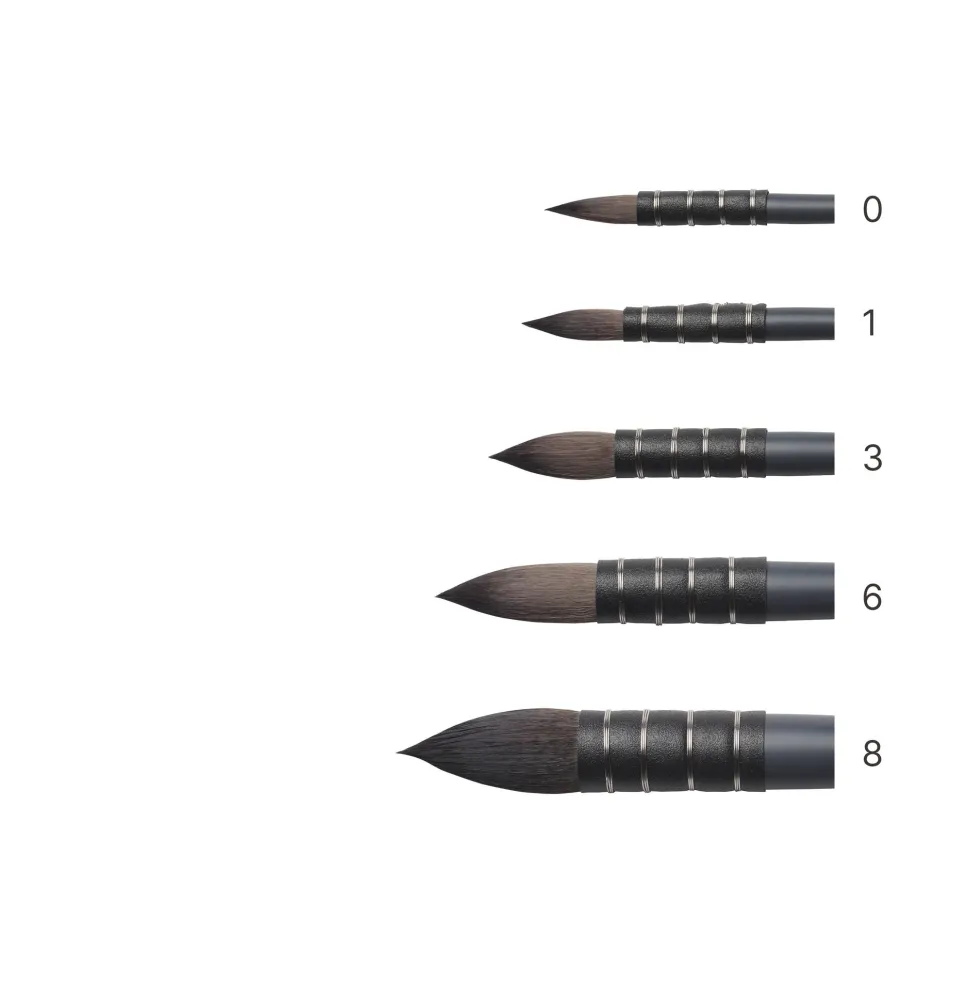 Pędzel okrągły syntetyczny wiewiórka - Winsor & Newton - nr 8