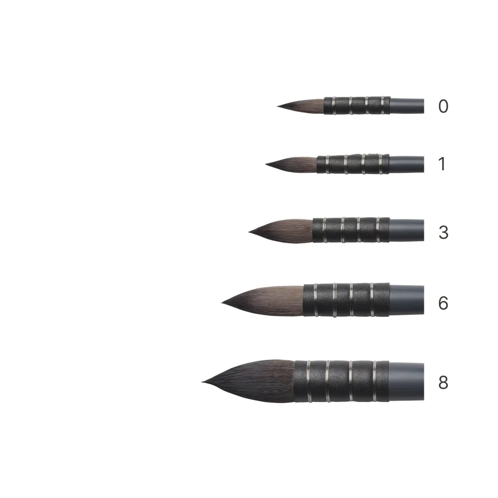 Pędzel okrągły syntetyczny wiewiórka - Winsor & Newton - nr 6