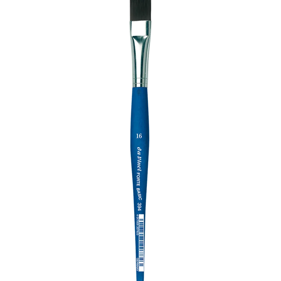 Pędzel płaski, syntetyczny, Forte Basic, seria 394 - Da Vinci - 16