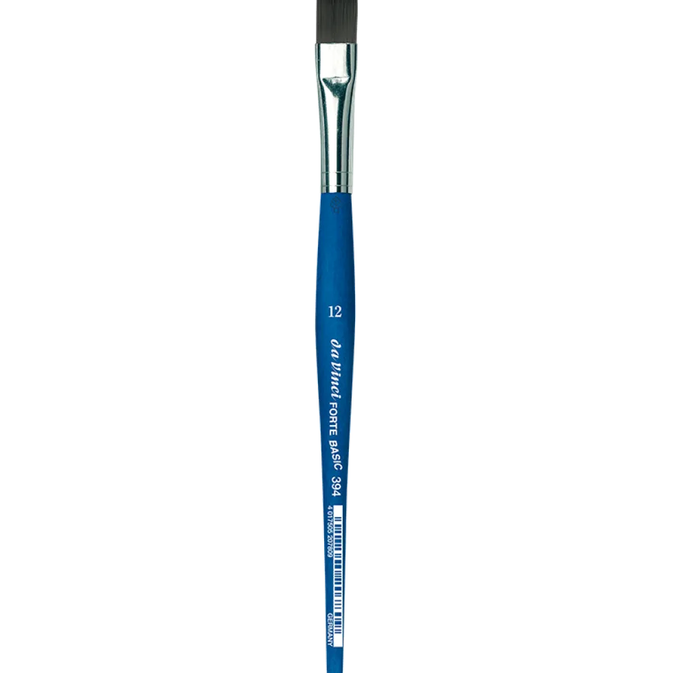Pędzel płaski, syntetyczny, Forte Basic, seria 394 - Da Vinci - 10