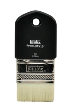 Pędzel płaski, syntetyczny free-style - Liquitex - krótka rączka, 2''