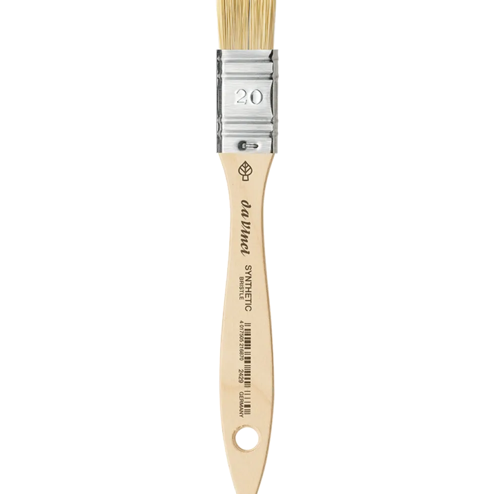 Pędzel płaski, syntetyczny, Mottler, seria 5073 - Da Vinci - 100