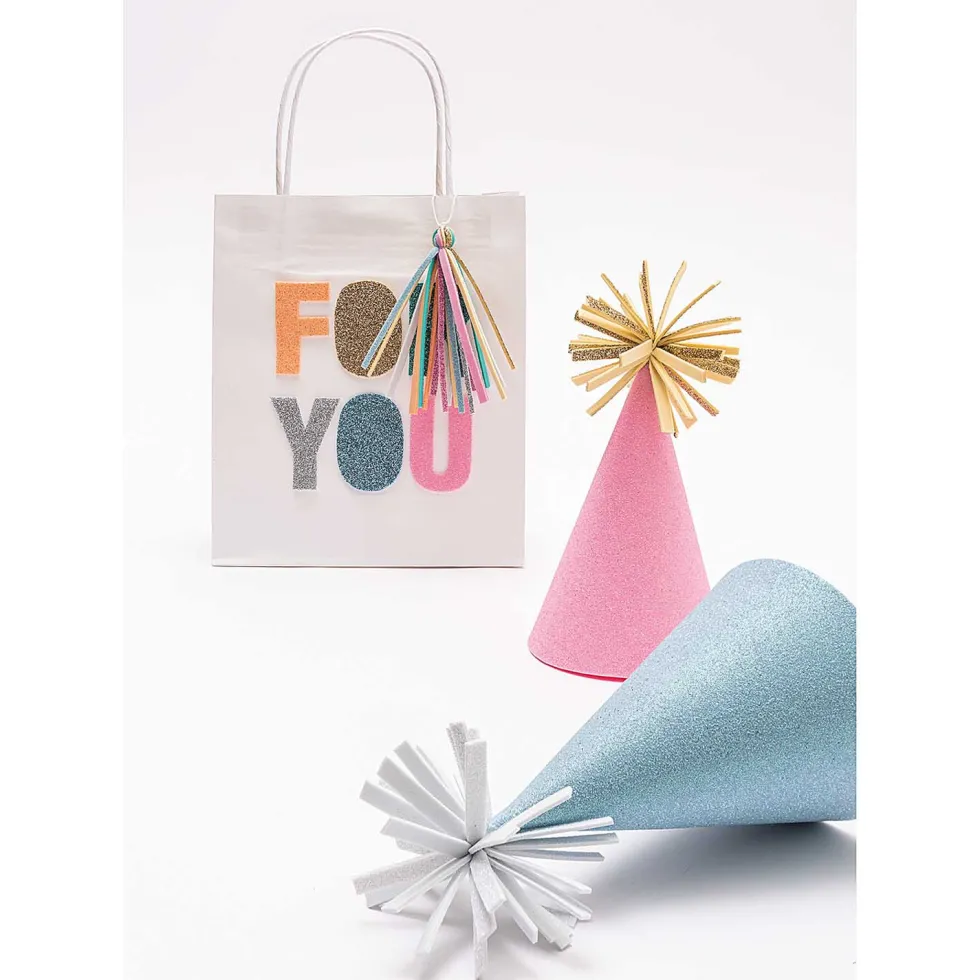 Pianki kreatywne 20 x 30 cm - Rico Design - brokatowe, 10 arkuszy