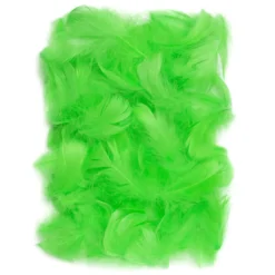 Piórka dekoracyjne - DpCraft - zielone, 10 g