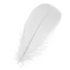 Piórka dekoracyjne, ozdobne - białe, 12 cm, 50 szt.