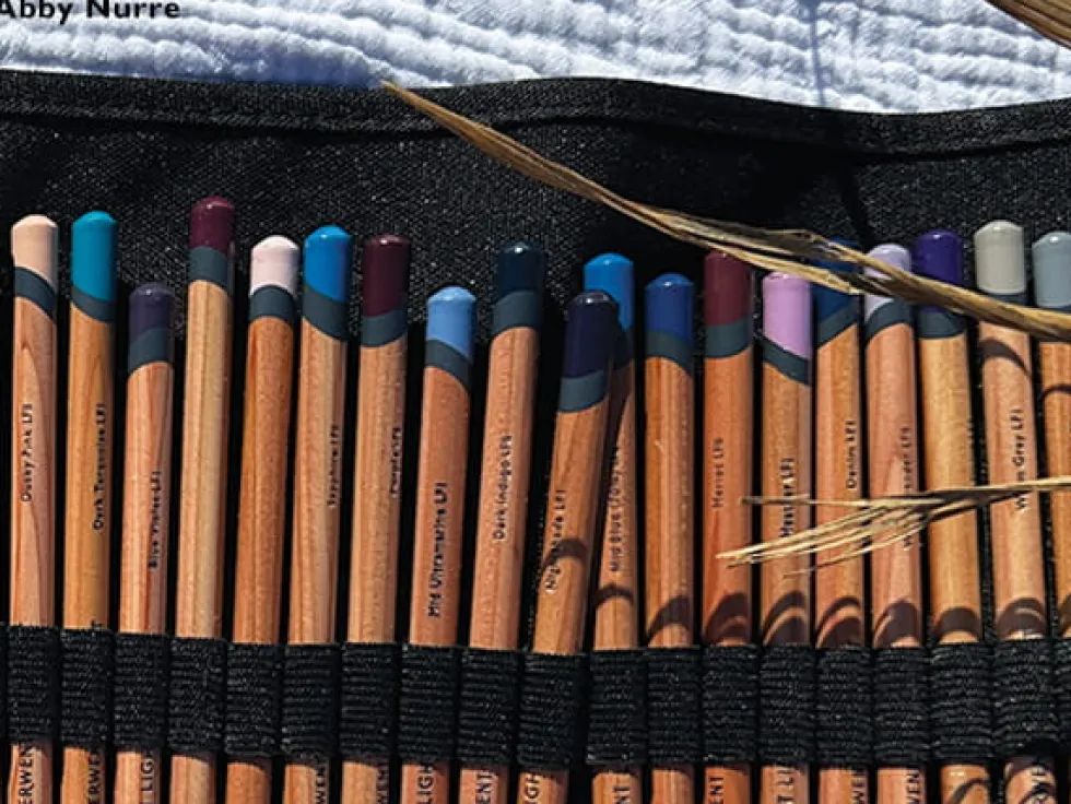 Piórnik materiałowy Pencil Wrap - Derwent - czarny