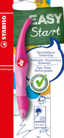 Pióro kulkowe dla praworęcznych Easy Original Start - Stabilo - różowe