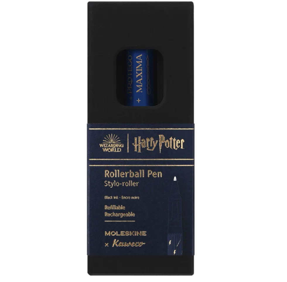Pióro kulkowe Harry Potter 2025 - Kaweco x Moleskine - niebieskie