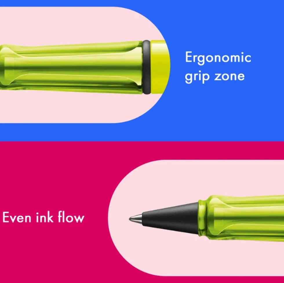 Pióro kulkowe Safari - Lamy - Neon Yellow