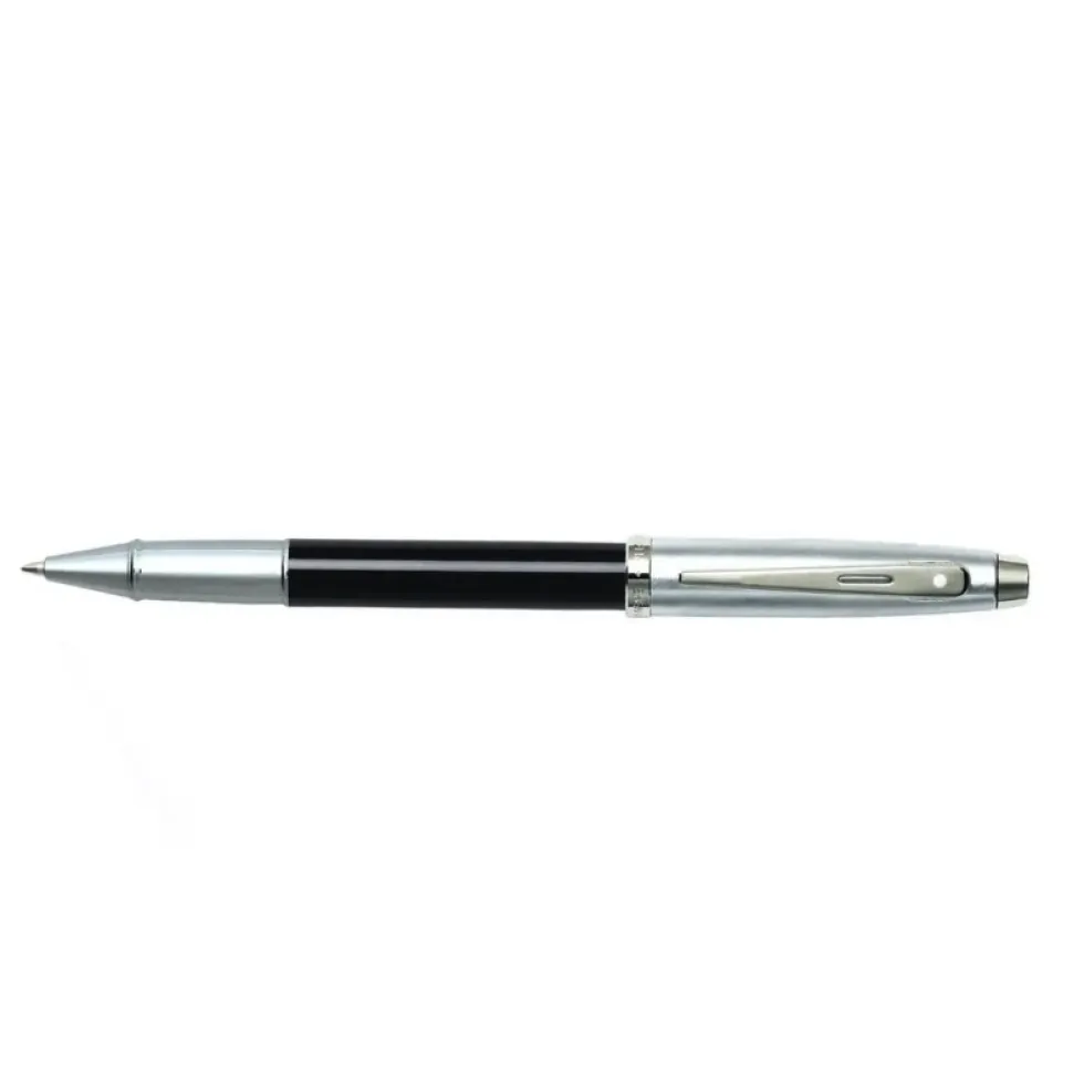 Pióro kulkowe 100 - Sheaffer - Black and Chrome