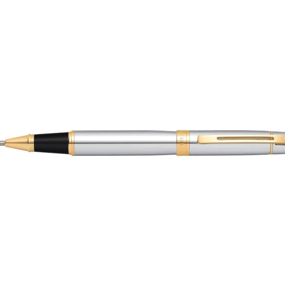 Pióro kulkowe 300 - Sheaffer - Bright Chrome Gold Trim