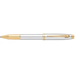Pióro kulkowe 100 - Sheaffer - Chrome Gold Trim