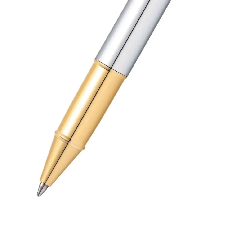 Pióro kulkowe 100 - Sheaffer - Chrome Gold Trim