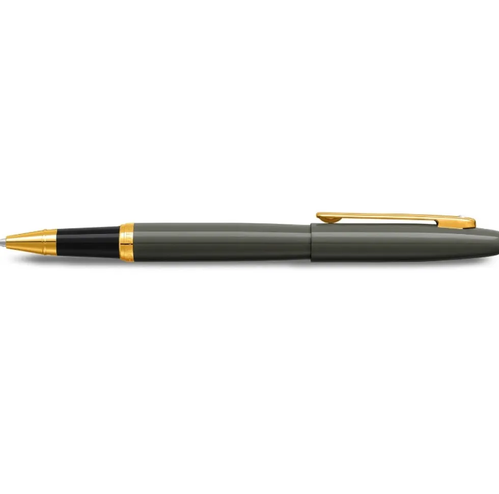 Pióro kulkowe VFM - Sheaffer - Glossy Light Gray Gold Trim