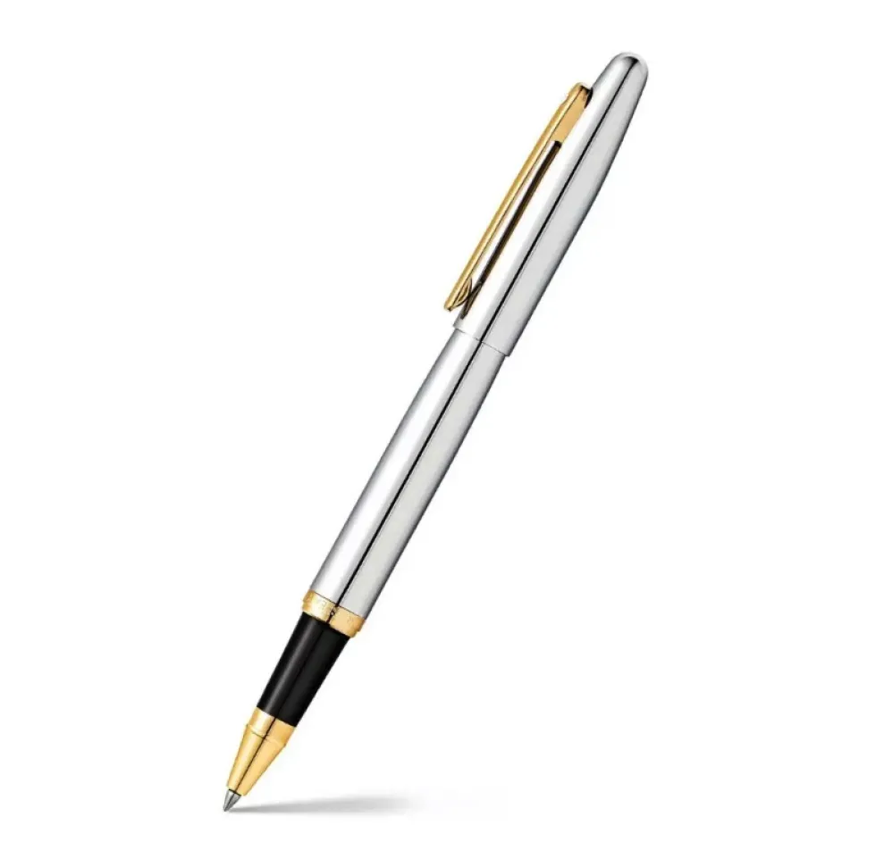Pióro kulkowe VFM - Sheaffer - Polished Chrome Gold Trim