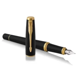 Pióro Urban w etui - Parker - Muted Black & Gold Trim, F