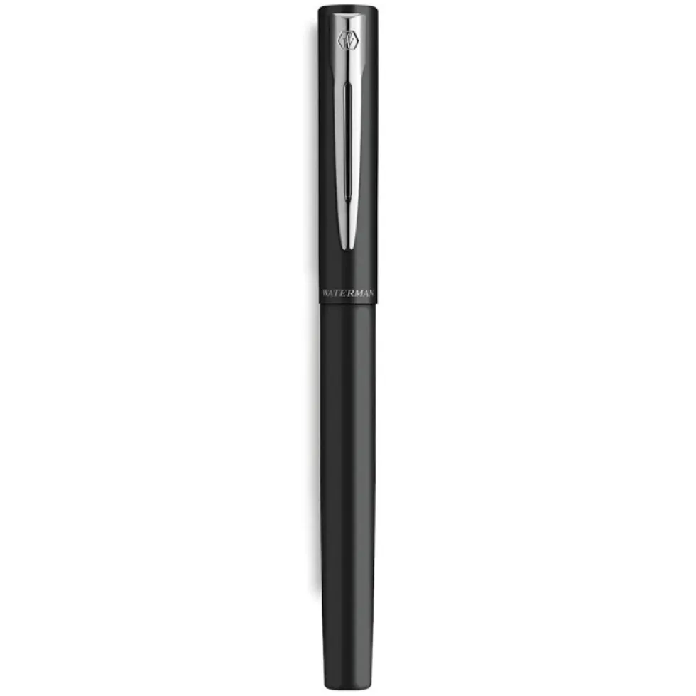 Pióro wieczne Allure - Waterman - Matt Black Silver Trim F
