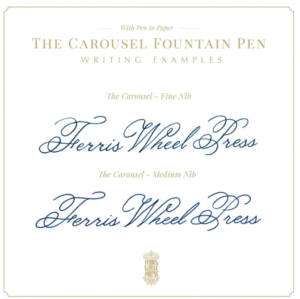 Pióro wieczne Aluminium Carousel - Ferris Wheel Press - Book of Botany, M