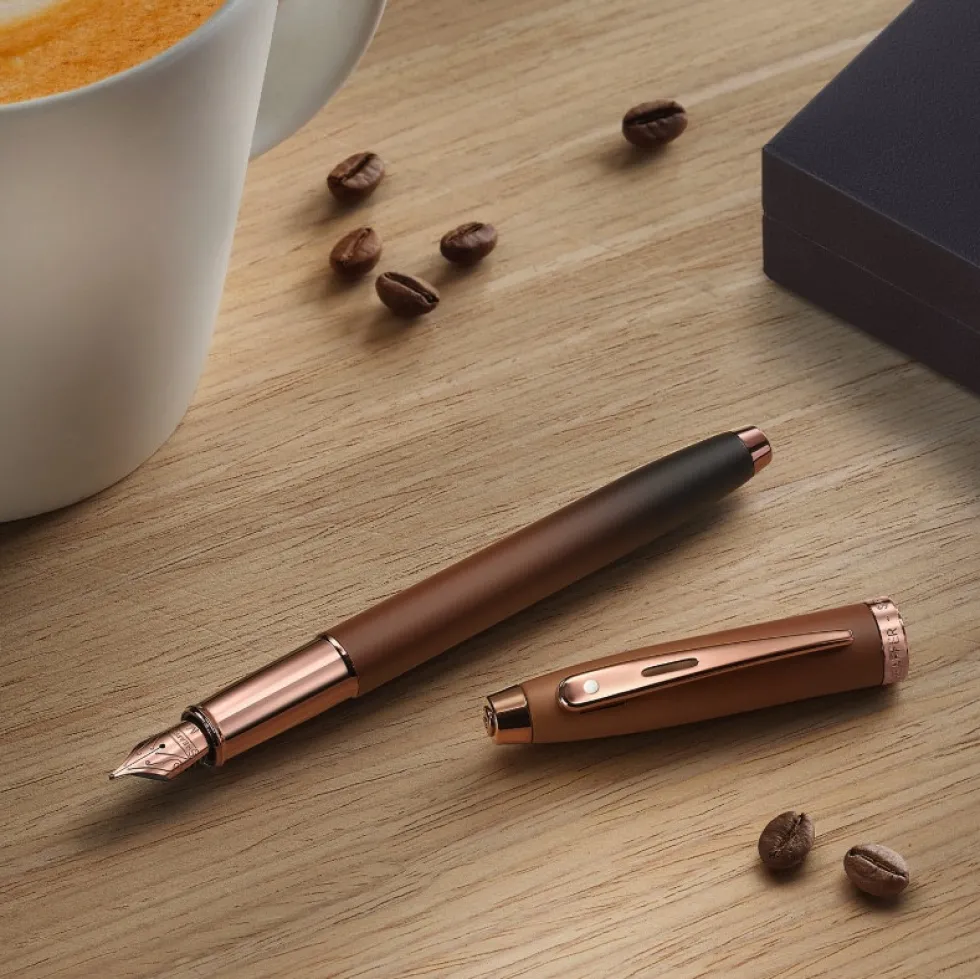 Pióro wieczne 100 Coffee Edition - Sheaffer - Matt Brown M
