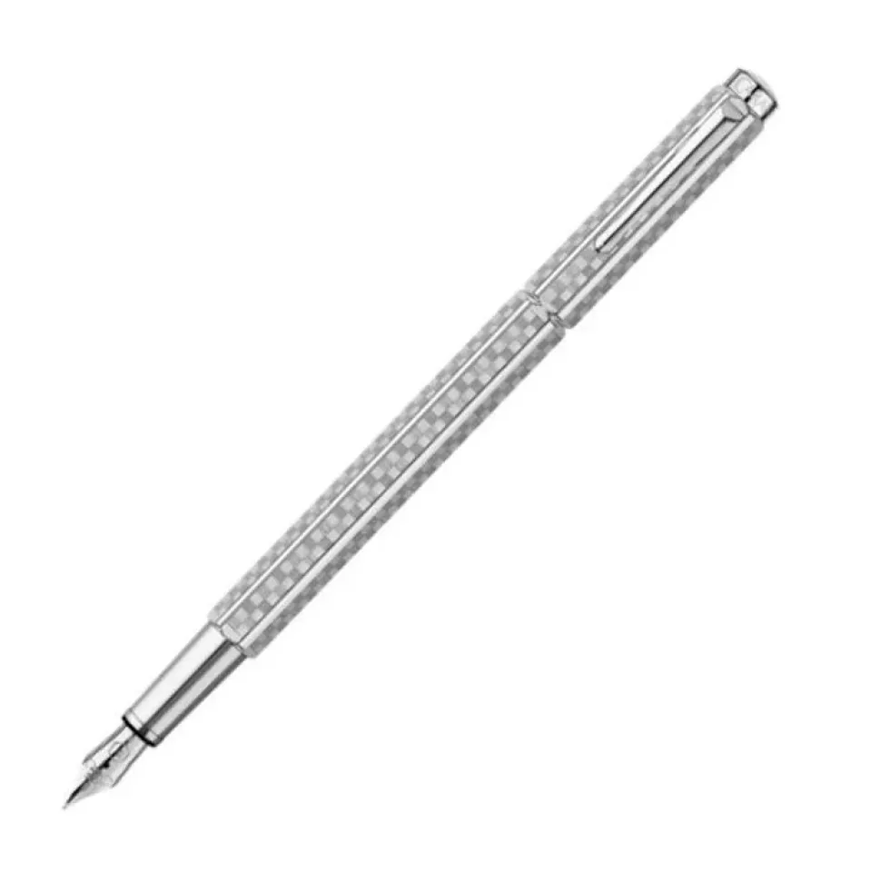 Pióro wieczne Ecridor Damier w etui - Caran d'Ache - Platinum M