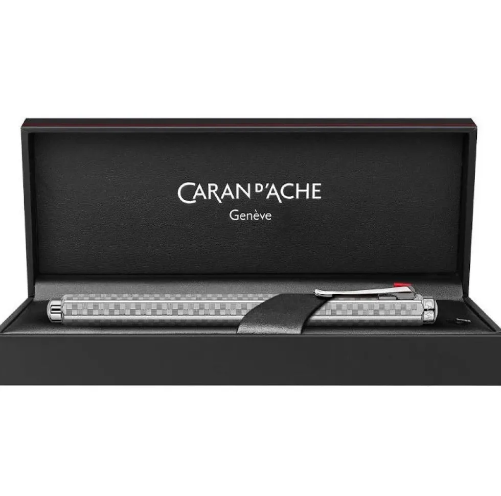 Pióro wieczne Ecridor Damier w etui - Caran d'Ache - Platinum M