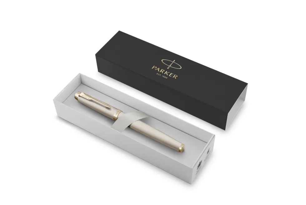 Pióro wieczne IM Monochrome w etui - Parker - Champagne, F
