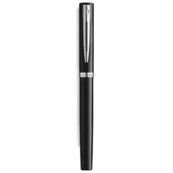 Pióro wieczne Impression - Waterman - Black Silver Trim F