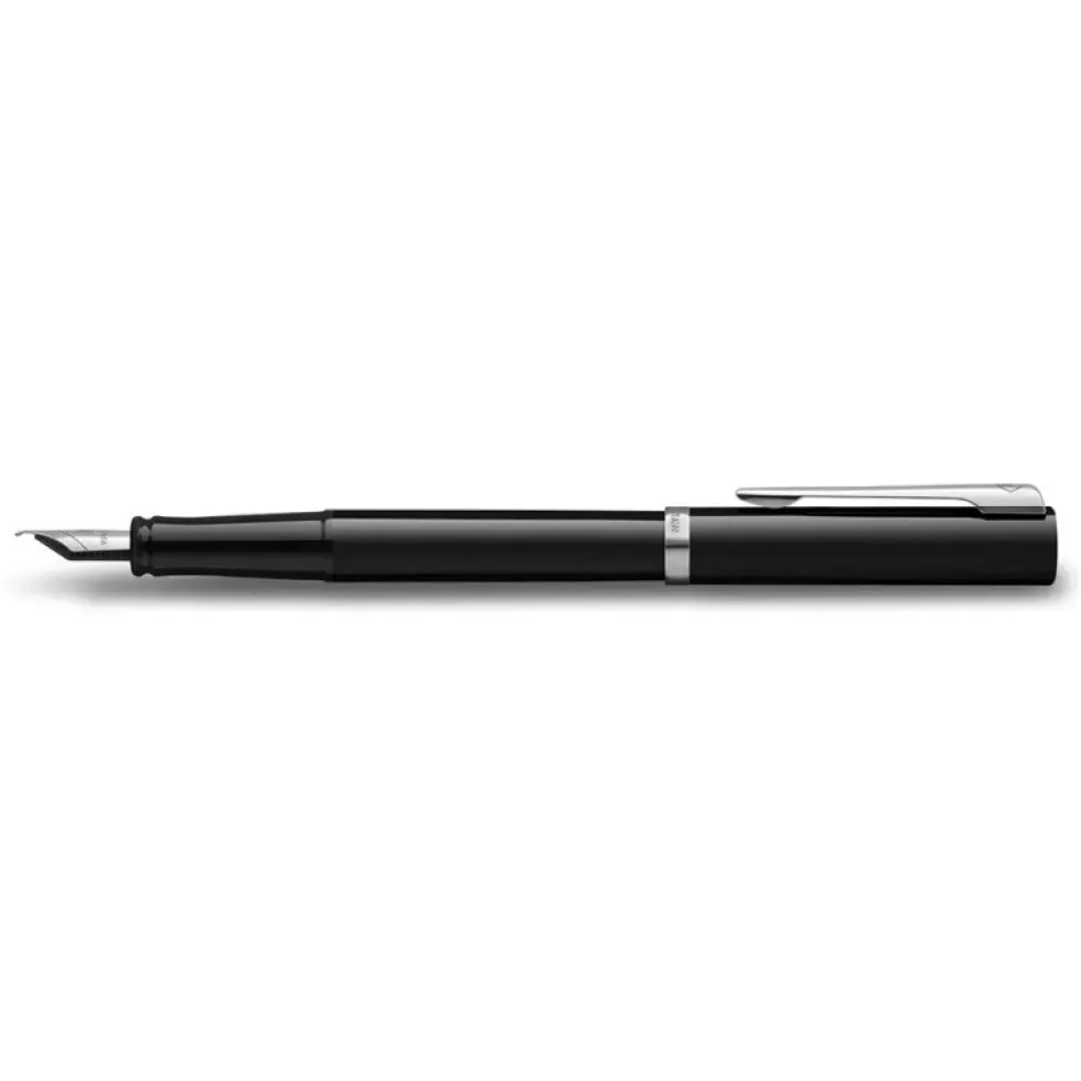 Pióro wieczne Impression - Waterman - Black Silver Trim M