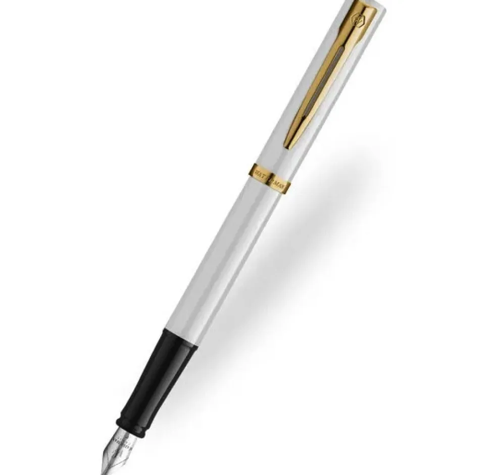 Pióro wieczne Impression - Waterman - White Gold Trim M