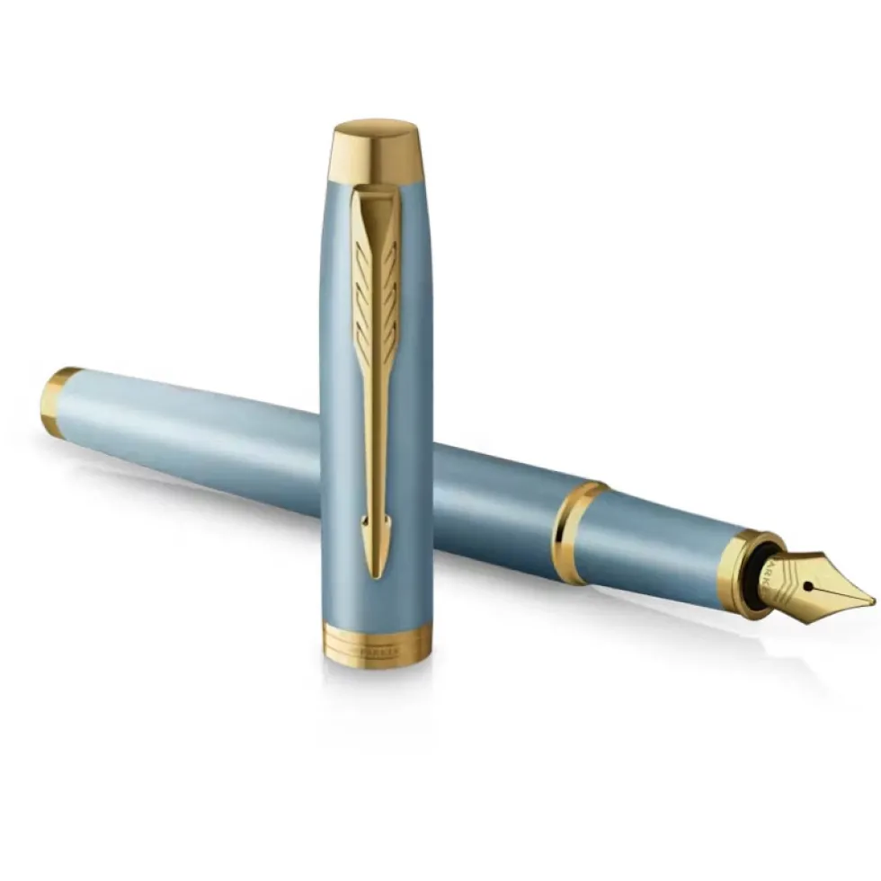 Pióro wieczne IM Rituals - Parker - Turquoise & Gold Trim, F