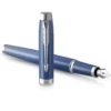 Pióro wieczne IM Rituals w etui - Parker - Blue & Silver Trim F