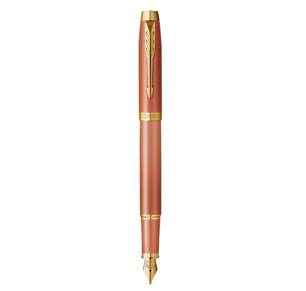Pióro wieczne IM Rituals w etui - Parker - Orange & Gold Trim, F