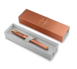 Pióro wieczne IM Rituals w etui - Parker - Orange & Gold Trim, F