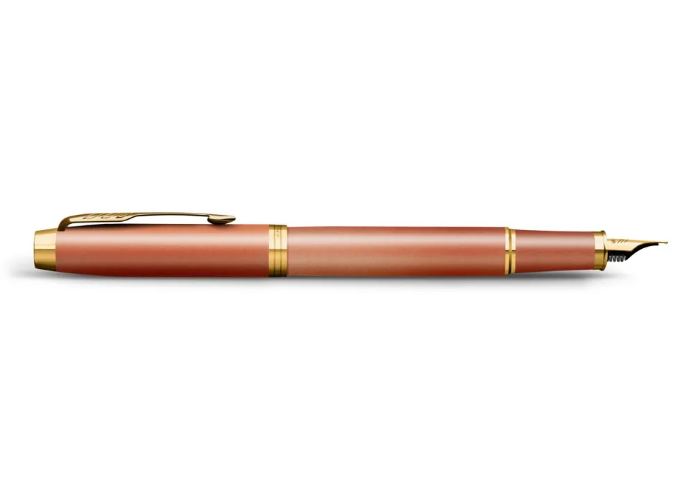 Pióro wieczne IM Rituals w etui - Parker - Orange & Gold Trim, F