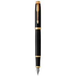 Pióro wieczne IM w etui - Parker - Black & Gold Trim, F