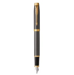 Pióro wieczne IM w etui - Parker - Grey Core & Gold Trim, F